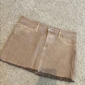 Joe's Jeans Brown Denim Pencil Skirt